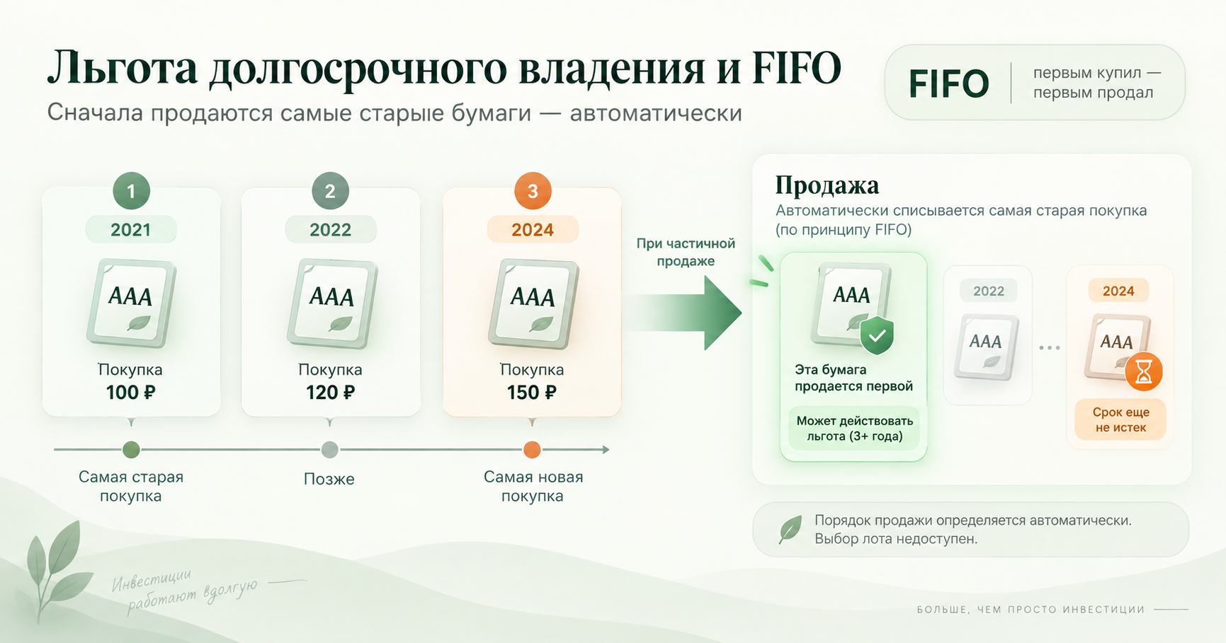 Льгота долгосрочного владения