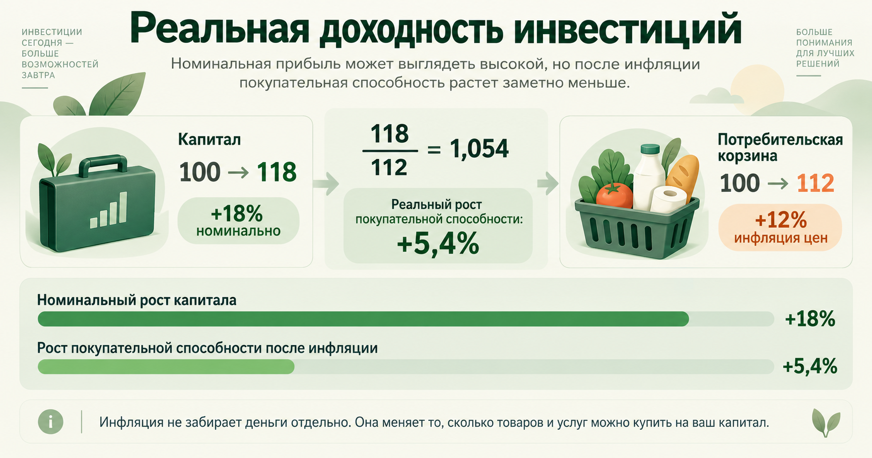 Реальная доходность инвестиций